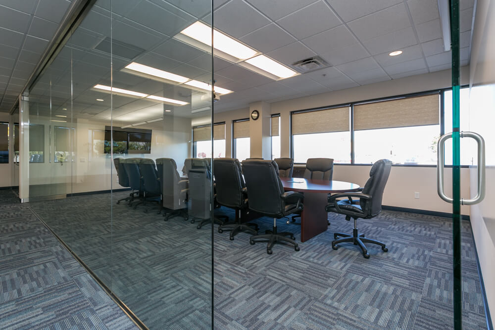 conference room remodel by commercial builders
